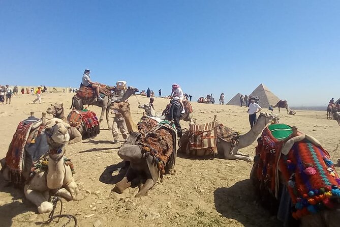 Vip Top Private Tour to Giza Pyramids and Sphinx with camel ride - The Great Pyramid of Khufu
