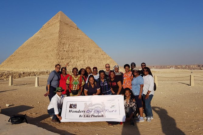 VIP tour to Giza pyramids, Sphinx, Camel ride, lunch, GEM museum - Lunch and a pause from the monuments