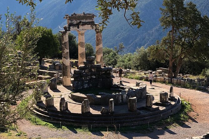 Visit Delphi & Meteora Monasteries Luxury Private Tour FromAthens - The Delphi Archaeological Museum puts the ruins in order