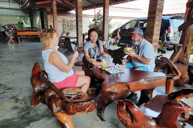 Wheelchair & Luxury Tour to Floating & Railway Markets - A 15-minute look at coconut sugar making