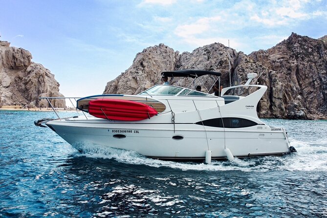 Yacht Carver - Luxury Private Yacht Tour - Cruising Cabo’s Pacific coastline