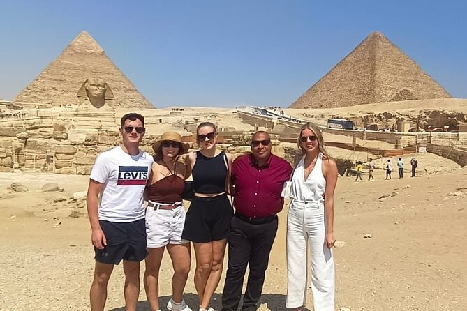Your VIP Giza Tour: Pyramids, Camels & Authentic Egyptian food - The Sphinx, Valley Temple, and the last major stop